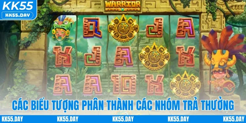 Kho Báu Aztec - Nổ Hũ Siêu To Khổng Lồ Đổi Đời Ngay 2 Các biểu tượng phân thành các nhóm trả thưởng