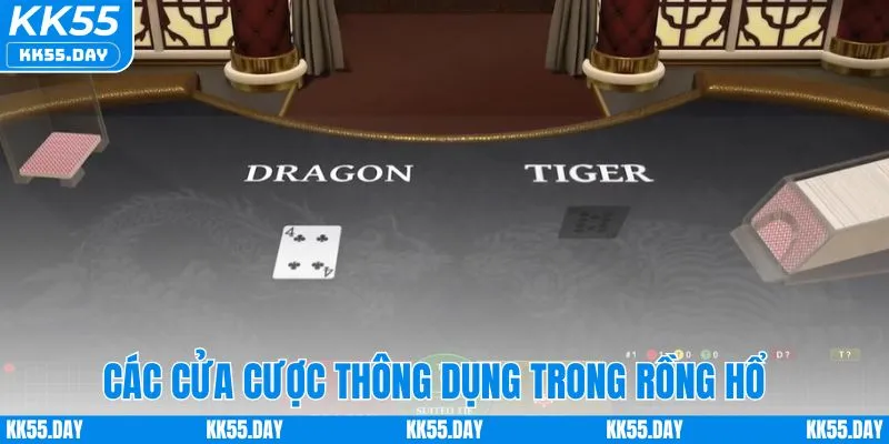 Rồng Hổ Online - Bật Mí 3 Bí Kíp Chơi Không Thể Bỏ Qua 3 Các cửa cược thông dụng trong game rồng hổ