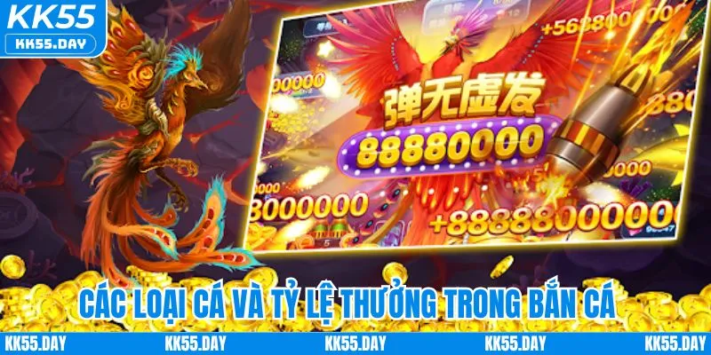Bắn Cá Ăn Xu Miễn Phí KK55 | Bộ Bí Kíp Thắng Lớn Cực Dễ 3 Các loại cá và tỷ lệ thưởng trong bắn cá