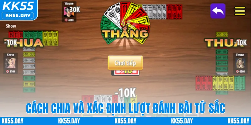 Bí Kíp Đánh Bài Tứ Sắc Tại KK55 Đơn Giản Cho Hội Viên Mới 2 Cách chia và xác định lượt đánh bài Tứ Sắc