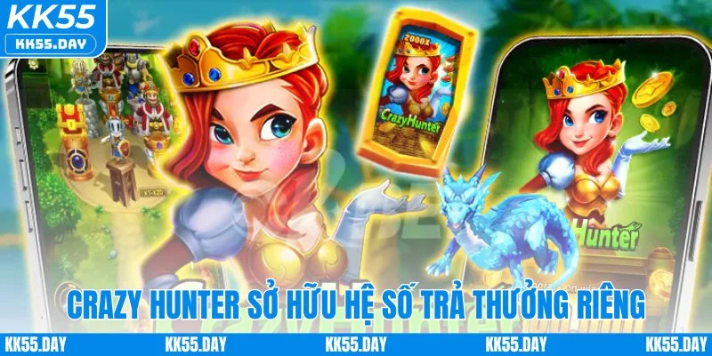 Nổ Hũ Jili - Săn Jackpot Tiền Tỷ Đổi Đời Nhanh Chóng 3 Crazy Hunter sở hữu hệ số trả thưởng riêng