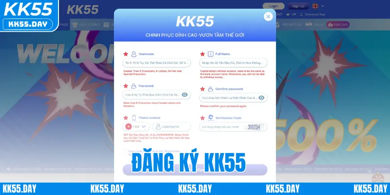 Đăng ký KK55 1 Đăng ký KK55 – Mở Cánh Cửa Thế Giới Game Trực Tuyến Đỉnh Cao