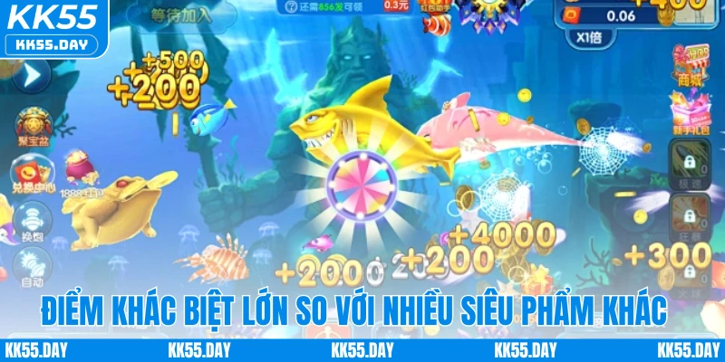 Bắn Cá Siêu Nổ - Chinh Phục Đại Dương, Nhận Thưởng Mỗi Ngày 3 Điểm khác biệt lớn so với nhiều siêu phẩm khác