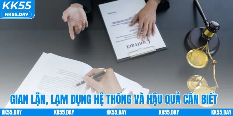 Miễn Trừ Trách Nhiệm 5 Gian lận, lạm dụng hệ thống và hậu quả cần biết