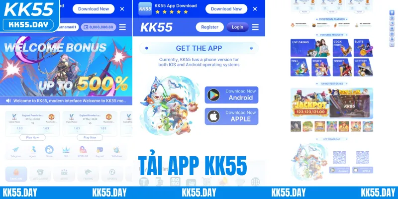 Tải App KK55 1 Hướng Dẫn Tải App KK55 Nhanh Chóng & Tiện Lợi Cho Hội Viên